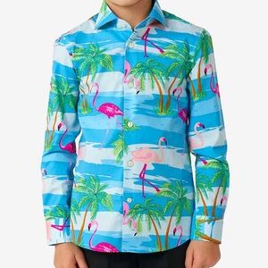Boys Opposuits Flaminguy Longsleeve Shirt